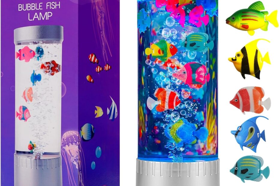 Dive Into Serenity: The Colorful Bubble Fish Lamp Review