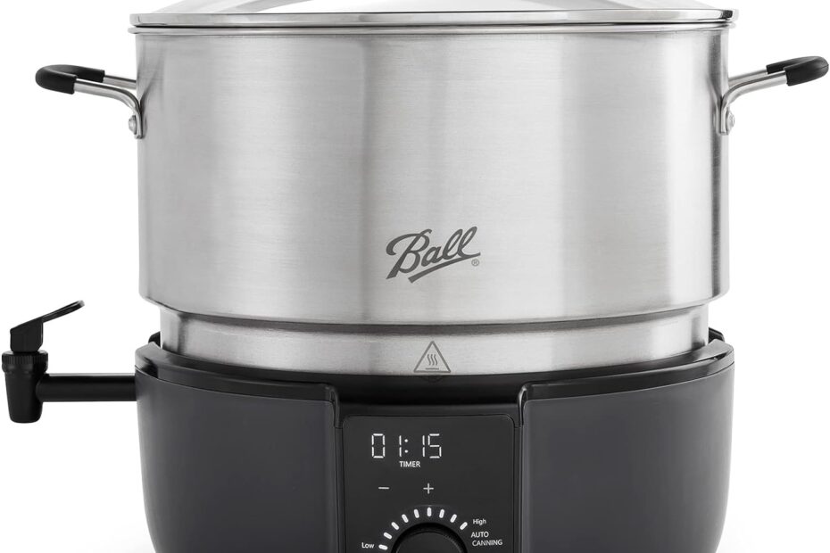 Effortless Canning Made Simple: A Review of the Ball EasyCanner Electric Water Bath Canner