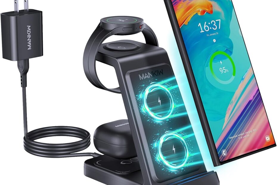 Effortless Charging: The MANKIW 3-in-1 Wireless Charging Station Reviewed