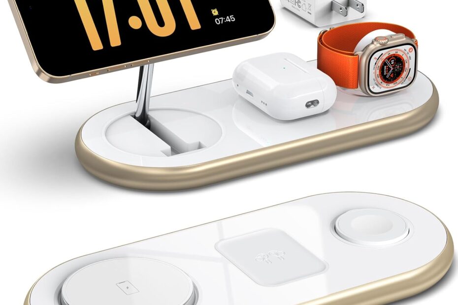 Effortless Charging: The Ultimate 3-in-1 Magnetic Charger for Apple Devices