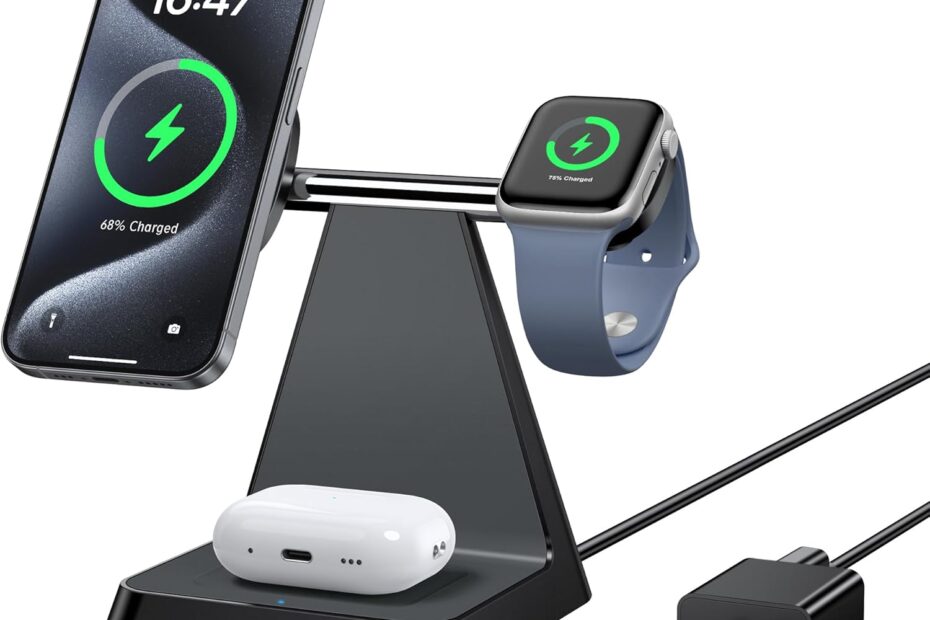 Effortless Charging: The Woruda 3-in-1 Magnetic Wireless Charger Stand Review