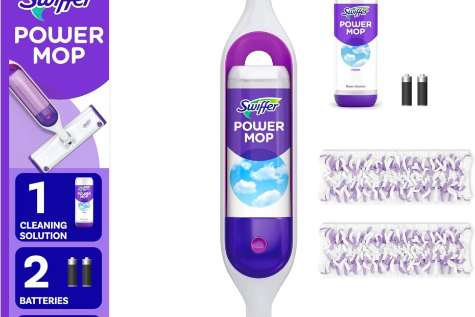 Effortless Cleaning: A Review of the Swiffer PowerMop Multi-Surface Mop Kit