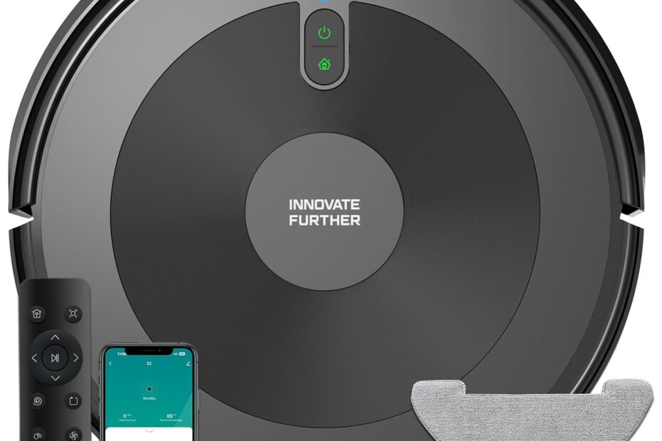 Effortless Cleaning: Discover the 2500Pa Robot Vacuum and Mop Combo!