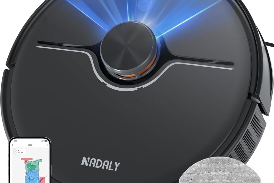 Effortless Cleaning: Discover the NADALY D200 Robot Vacuum & Mop Combo