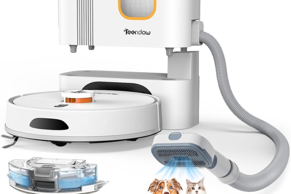 Effortless Cleaning with D20S Max+: The Ultimate Robot Vacuum for Pet Owners!