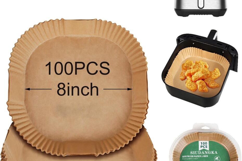 Effortless Cleanup: 100 Disposable Air Fryer Liners for Instant Pot Vortex Plus