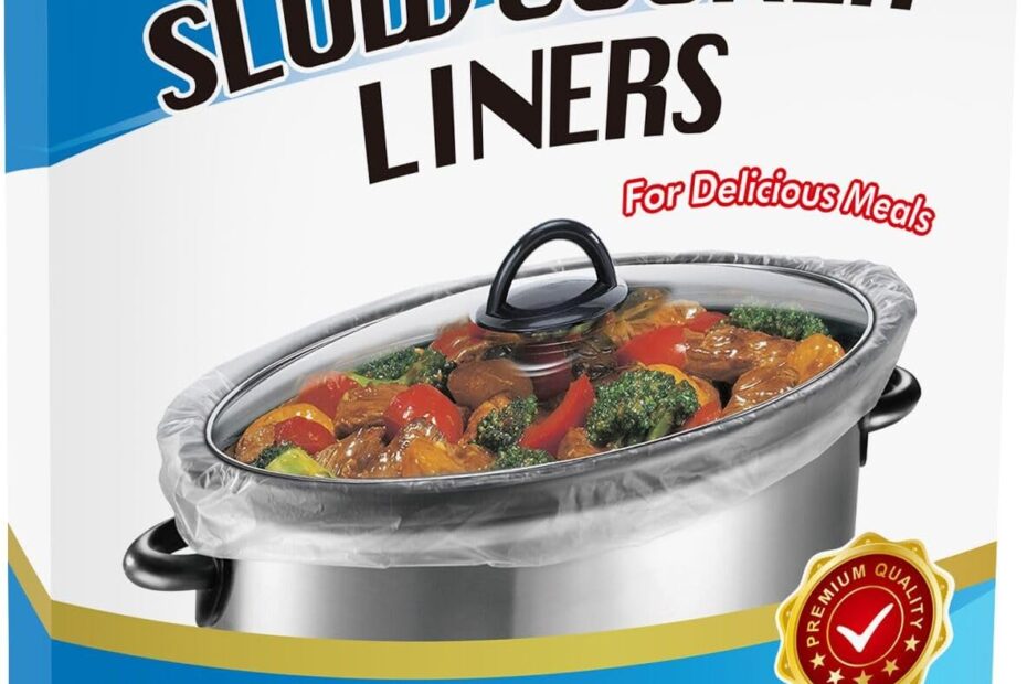 Effortless Cleanup: Review of 40× Disposable Slow Cooker Liners for Perfect Meals