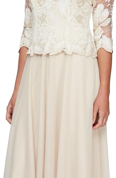 Elegance in Every Stitch: A Review of Alex Evenings Mother of the Bride Gown