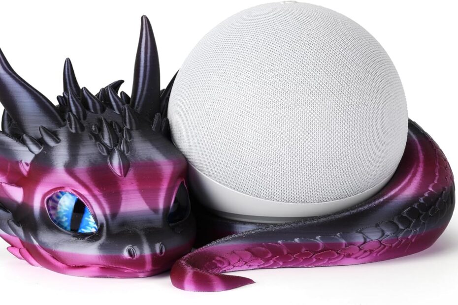 Elevate Your Echo Dot: The Stylish Dragon Stand You Need!