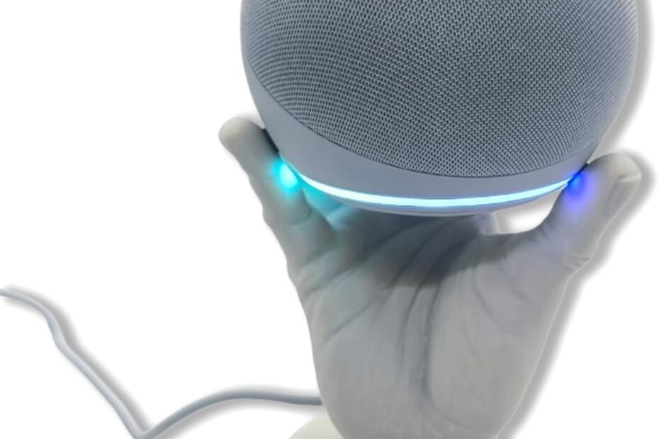 Elevate Your Echo: The Essential Hand Style Table Stand for Alexa