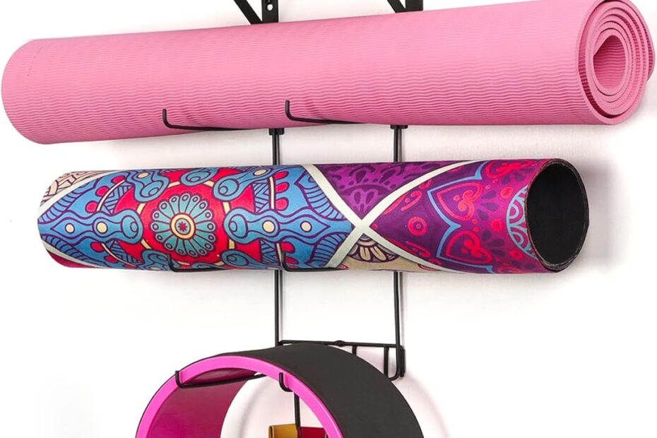 Elevate Your Home Gym: The Ultimate Bikoney Yoga Mat Holder & Storage Solution!