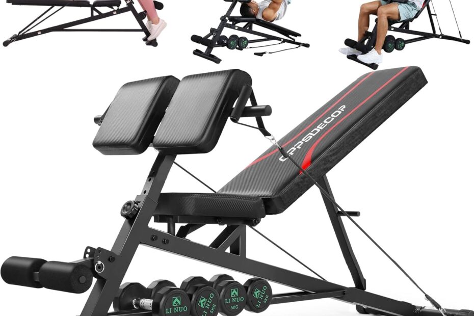 Elevate Your Home Workouts: The Ultimate OPPSDECOR Adjustable Weight Bench Review