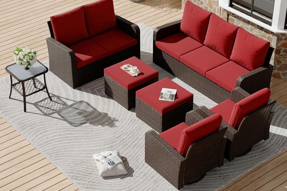 Elevate Your Outdoor Experience: HOMREST 7-Piece Patio Conversation Set Review