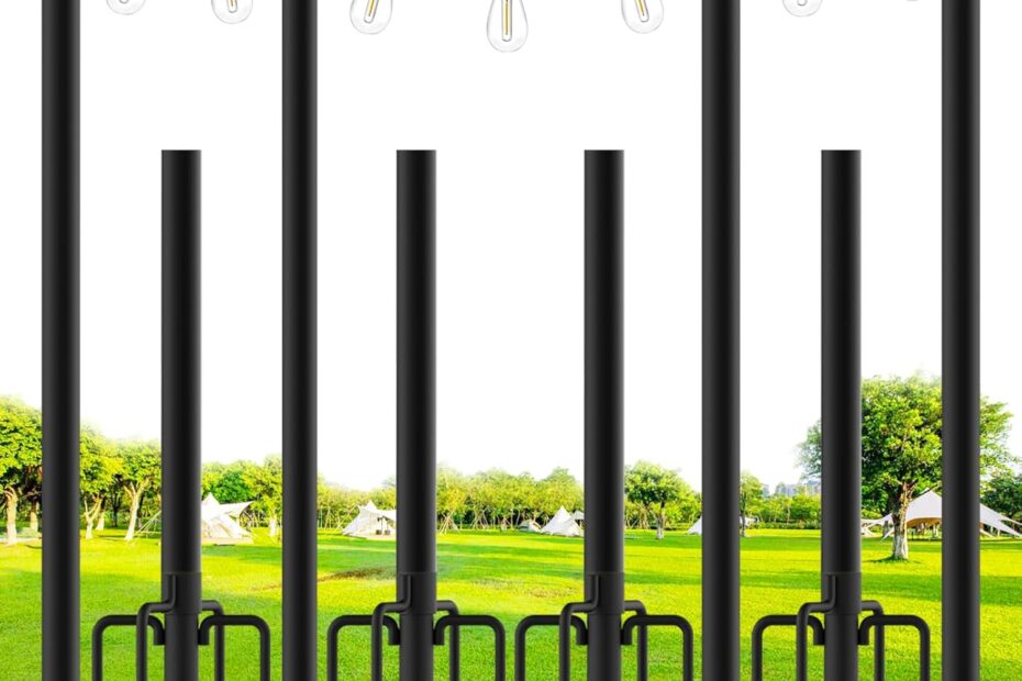 Elevate Your Outdoor Gatherings with 10 Ft String Light Poles: Perfect for Any Occasion!