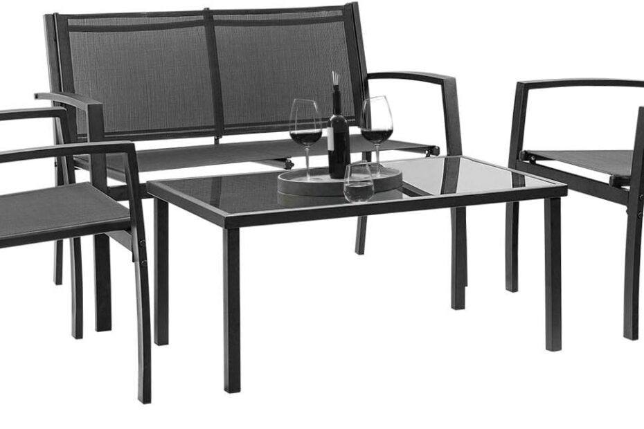 Elevate Your Outdoor Oasis: Devoko 4-Piece Patio Furniture Set Review