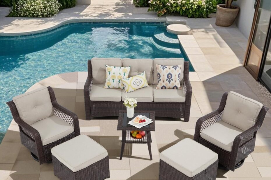 Elevate Your Outdoor Space: 6-Piece Wicker Patio Furniture Set Review