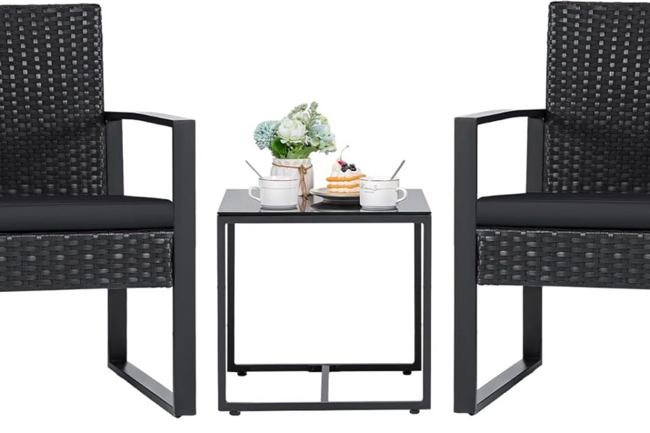 Elevate Your Outdoor Space: A Review of the Flamaker 3-Piece Patio Wicker Set