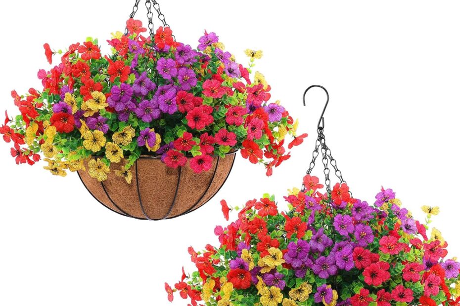 Elevate Your Outdoor Space: Hananona 2 Set Artificial Flower Review
