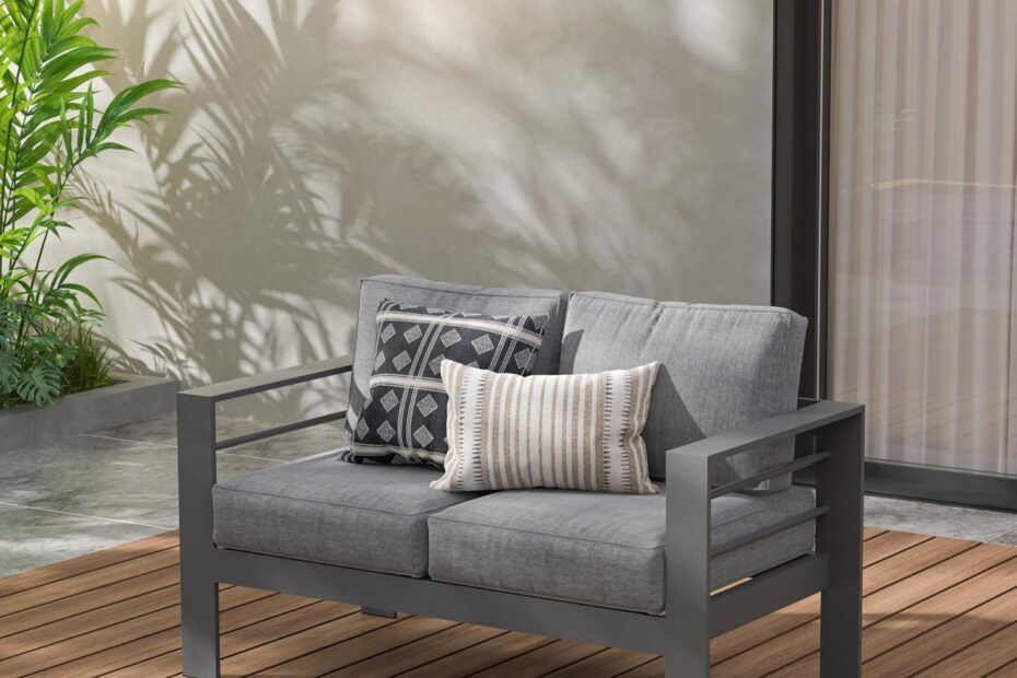 Elevate Your Outdoor Space: Wisteria Lane Aluminum Loveseat Review
