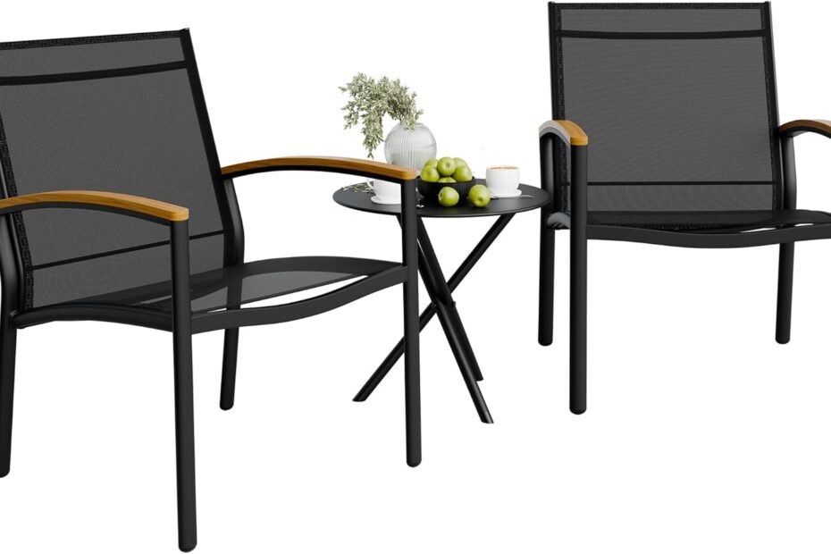Elevate Your Outdoor Space with Shintenchi's Stylish Bistro Set