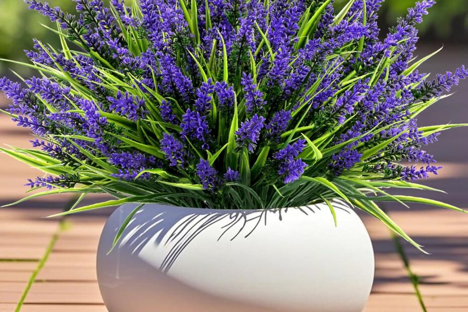 Elevate Your Outdoors: A Review of Geegoods 24 Bundles Artificial Lavender & Monkey Grass