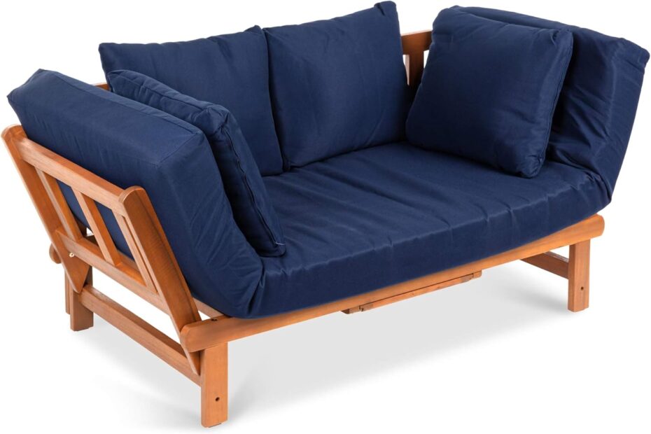 Elevate Your Outdoors: Best Choice Products Convertible Acacia Wood Futon Review