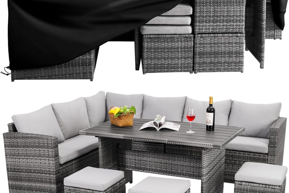 Elevate Your Outdoors: In-Depth Review of the 7-Piece All-Weather Patio Furniture Set