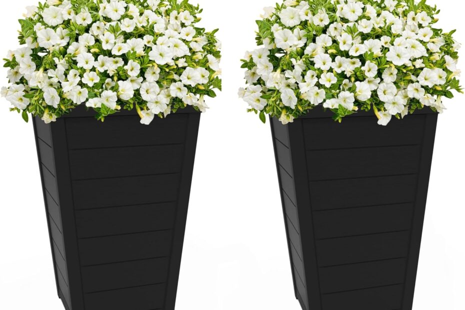 Elevate Your Outdoors: Review of Keter's Stylish Resin Flower Pots