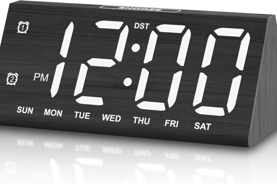 Elevate Your Sleep Routine: JALL Wooden Digital Alarm Clock Review