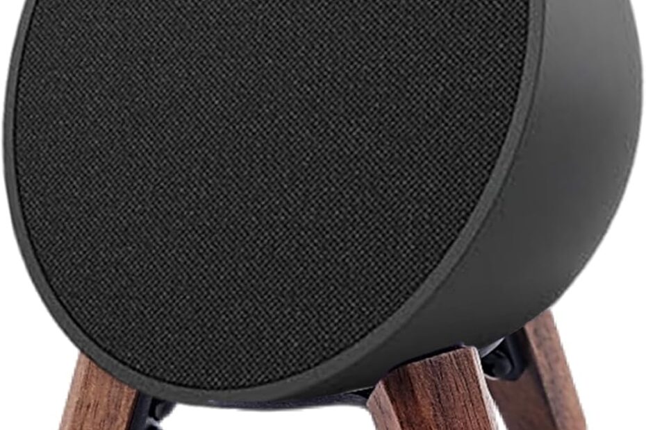 Elevate Your Sound: The Stylish Real Wood Stand for Echo Pop Speaker