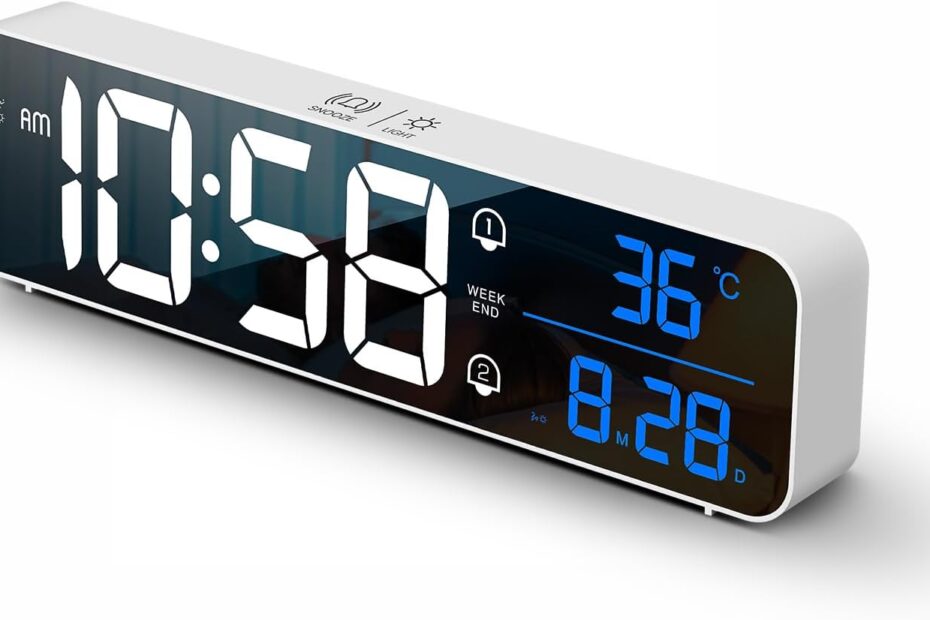 Elevate Your Space: Discover the Abovsare Digital Clock's Versatile Features