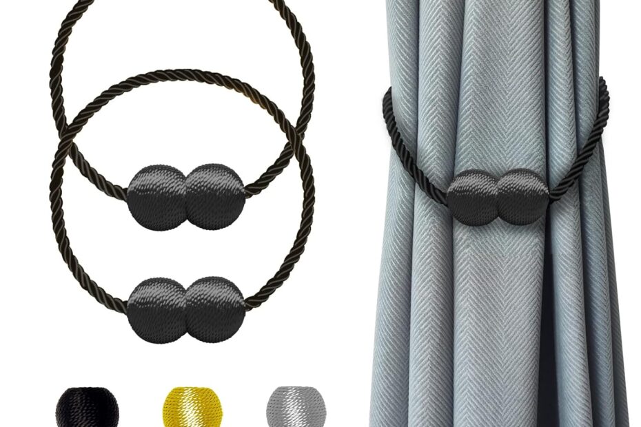 Elevate Your Space: Hion Magnetic Curtain Tiebacks Reviewed!