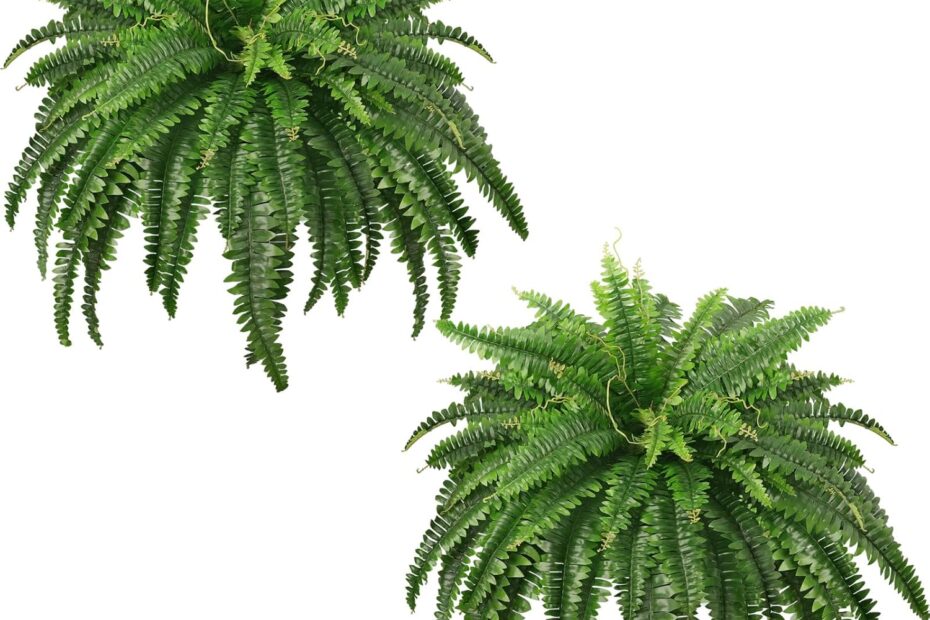 Elevate Your Space: Realistic 45" Fake Ferns for Indoor & Outdoor Decor