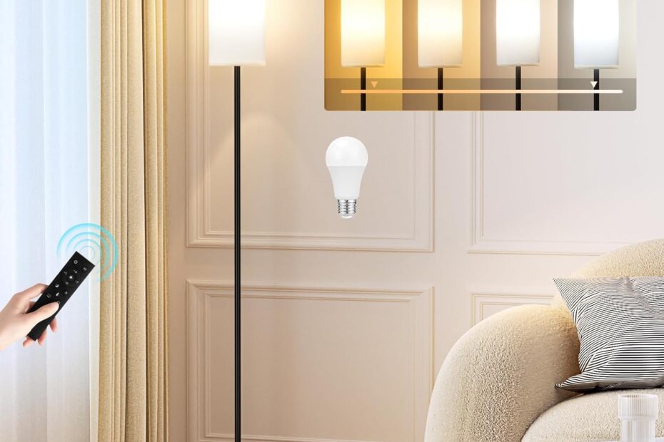 Elevate Your Space: Review of Ambimall Modern Floor Lamp with Remote & Dimmable Features