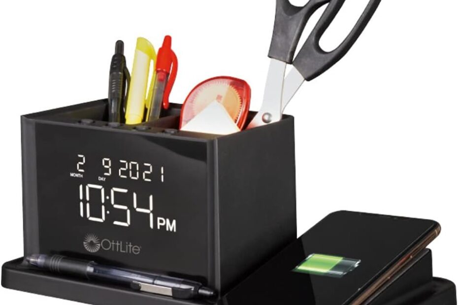 Elevate Your Space: Review of the OttLite 3-in-1 Organizer with Clock & Wireless Charging