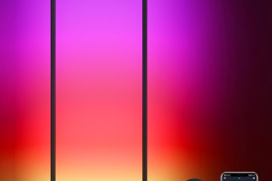 Elevate Your Space: Reviews of the 2PCS Color Changing Corner Floor Lamp with Remote Control