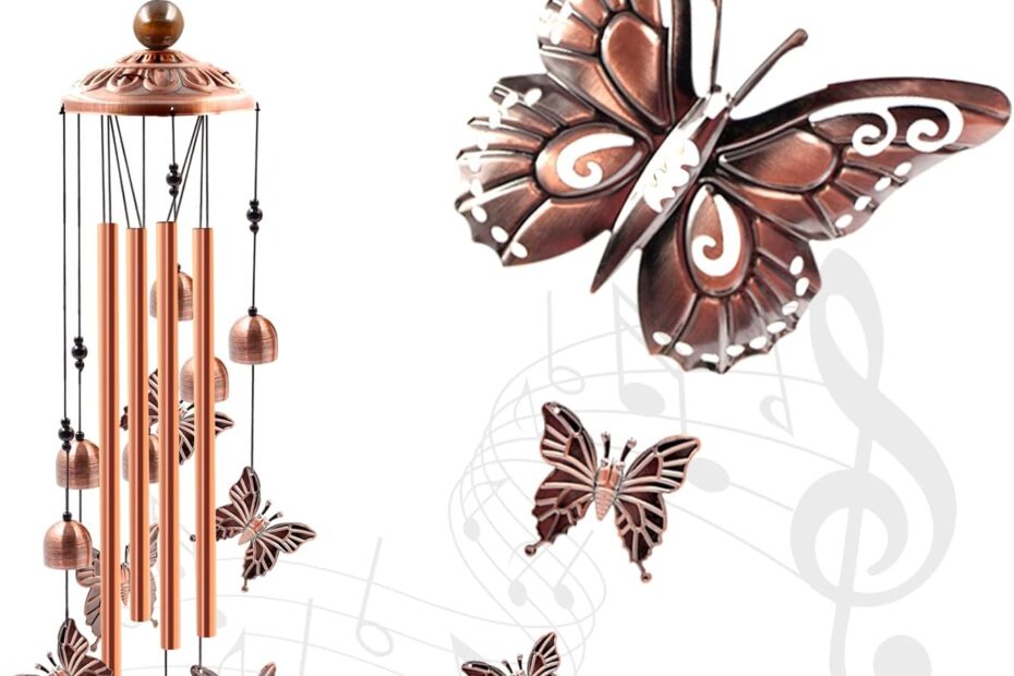 Enchanting Butterfly Wind Chimes: A Perfect Outdoor Decor and Housewarming Gift!