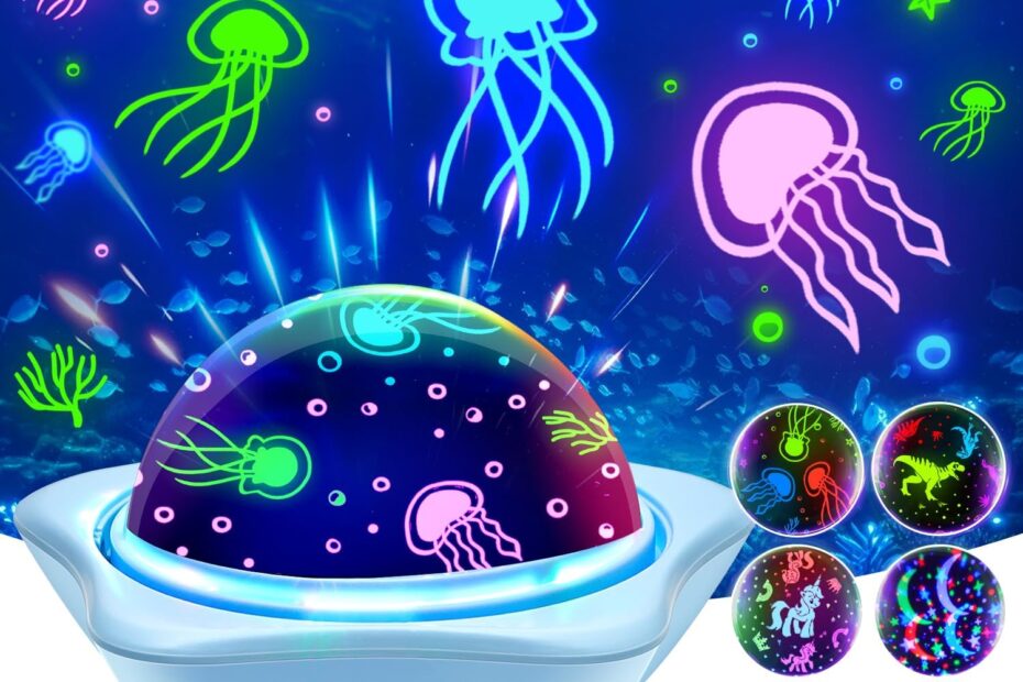 Enchanting Dreams: The Ultimate Jellyfish Baby Night Light Projector Review