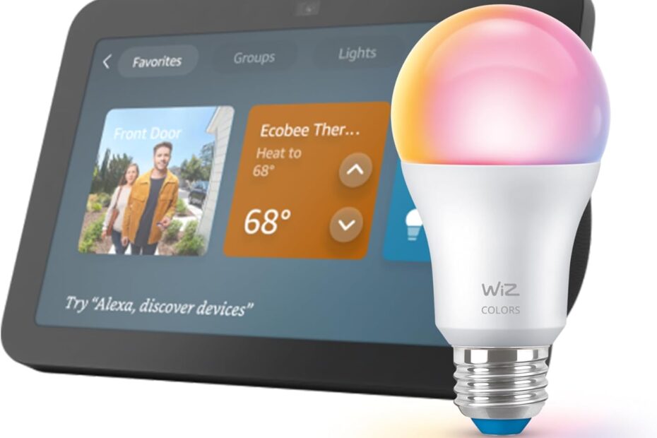 Enhance Your Home with the Echo Show 8 & WiZ Smart Bulb: A Perfect Smart Duo!