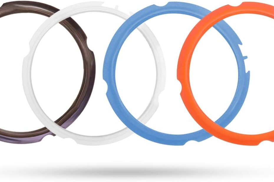 Essential 4-Pack STYDDI Silicone Sealing Rings: Upgrade Your Instant Pot Experience!