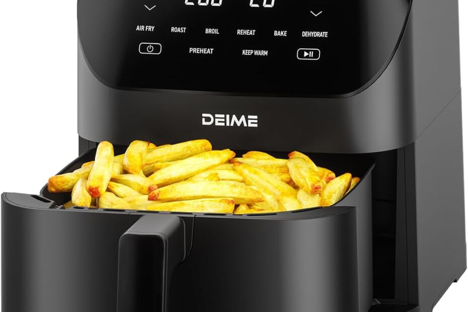 Experience Guilt-Free Cooking: Review of the 6.2 QT Oilless Air Fryer!