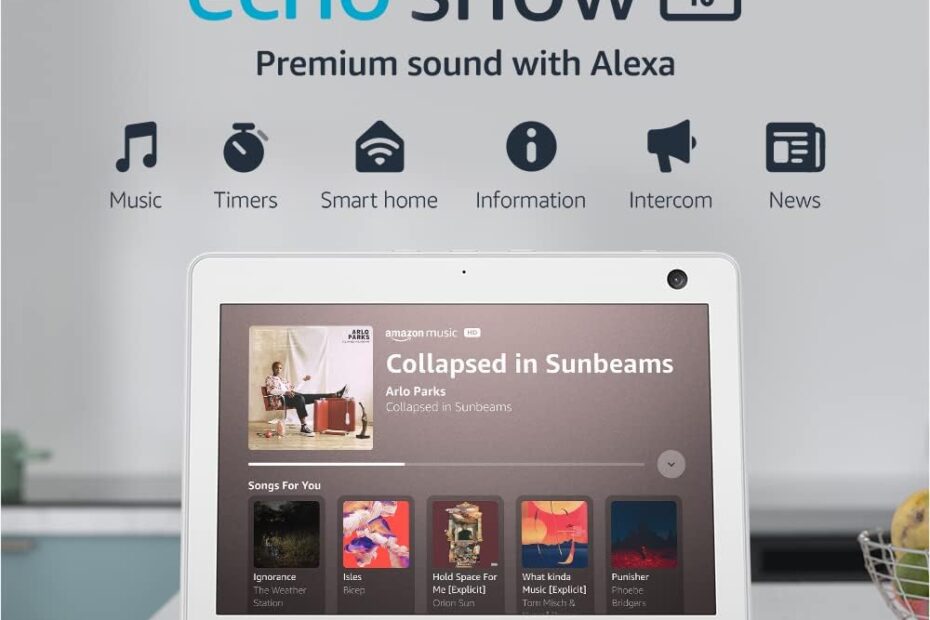 Explore the Future: Review of the Like-New Amazon Echo Show 10 with Stunning HD Display