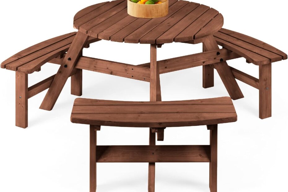 Gather and Feast: Review of the Best Choice Products 6-Person Circular Picnic Table