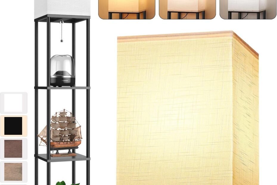 Illuminate and Organize: The Ultimate Floor Lamp with Shelves Review