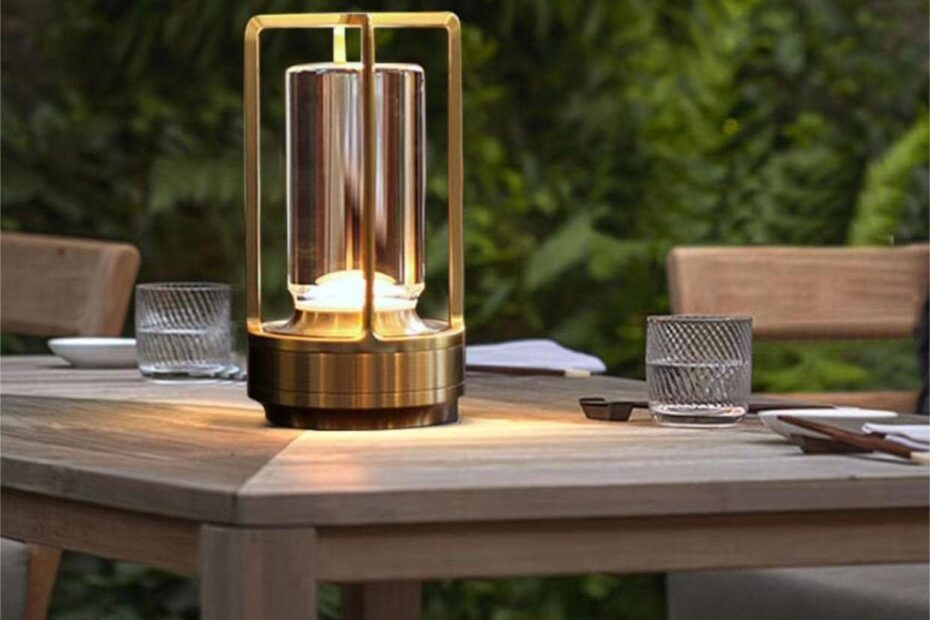 Illuminate Anywhere: The Ultimate Portable Metal Table Lamp Review