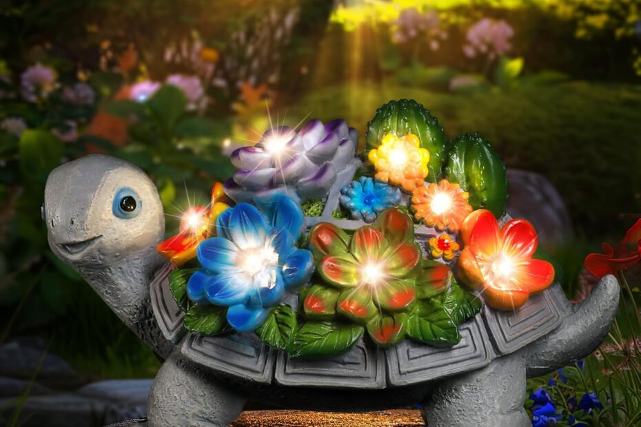 Illuminate Her Day: Review of Linkax Solar Turtle Statue Gifts