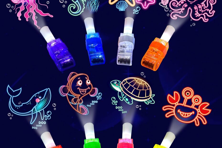 Illuminate the Fun: 24PCS Under the Sea LED Finger Lights Review