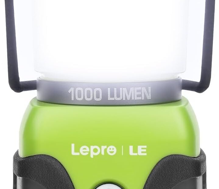 Illuminate Your Adventures: LE 1000LM Battery Powered LED Camping Lantern Review