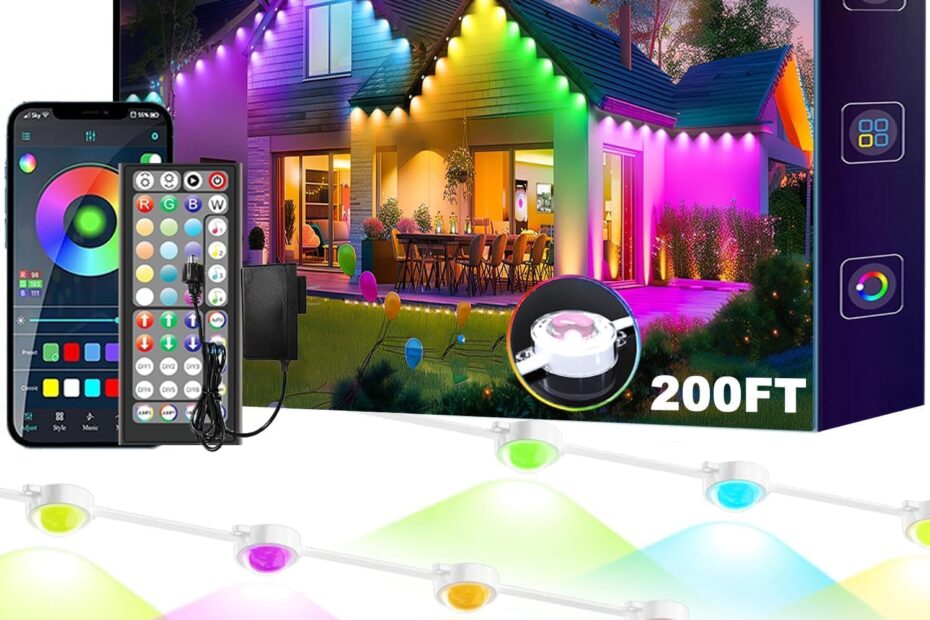 Illuminate Your Celebrations: Review of EJ's SUPER CAR 200ft RGB Outdoor Lights