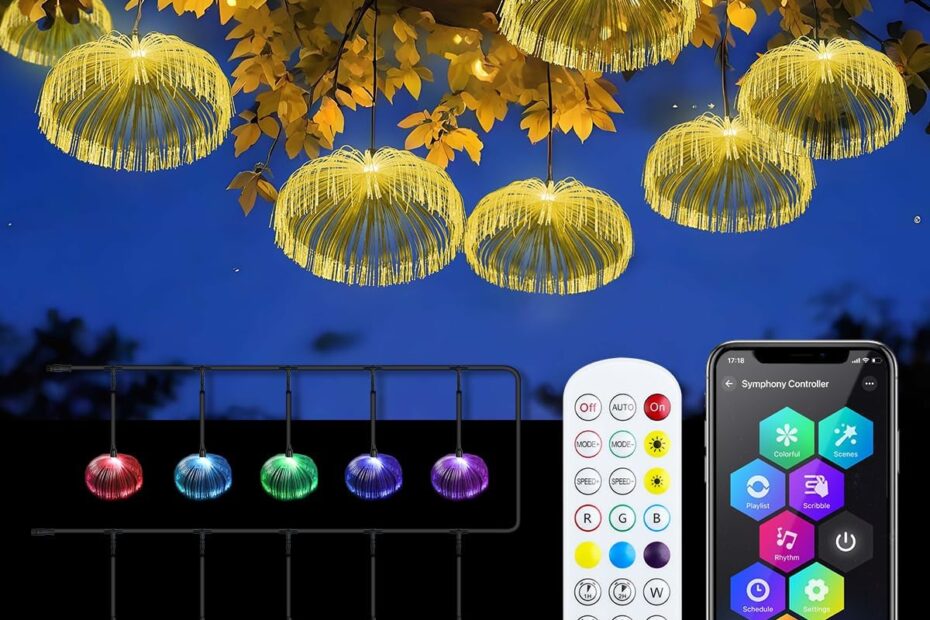 Illuminate Your Celebrations: Review of the AZIMOM Smart Jellyfish Lamp String Lights